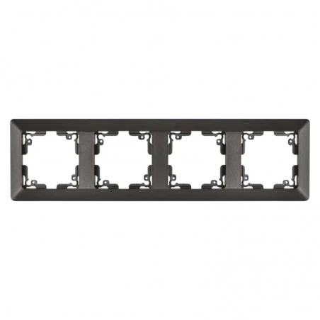 Ramki-poczworne - ramka poczwórna antracyt a6004.7 emos 