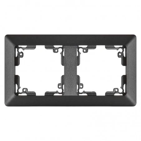 Ramki-podwojne - ramka podwójna antracyt a6004.5 emos 