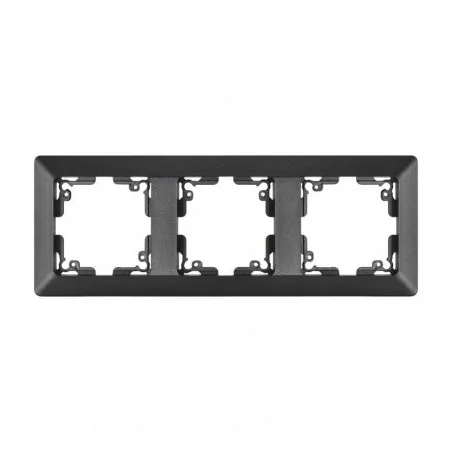 Ramki-potrojne - ramka potrójna antracyt a6004.6 emos 