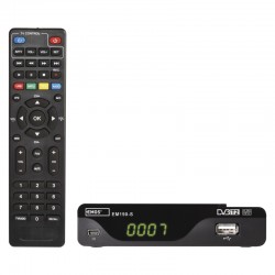 Dekodery-i-anteny - mały dekoder dvb-t2 do telewizji naziemnej nowy standard tv hd em190-s emos
