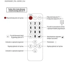 Dekodery-i-anteny - prosty pilot do dekodera em190 em190s em190l dla seniora czarny j50989 emos 