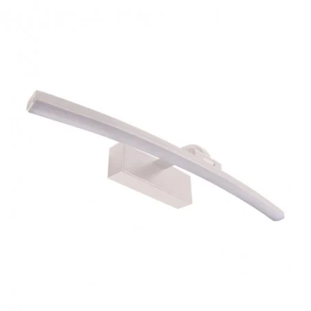 Kinkiety-lazienkowe - kinkiet led do łazienki w kolorze białym 8w neutralne światło 4000k mamba led 04021 ideus 