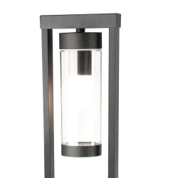 Lampy-ogrodowe-stojace - czarna lampa stojąca do ogrodu spectra 50cm na żarówkę e27 polux 