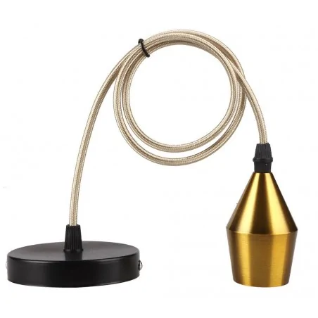 Lampy-sufitowe - złota lampa wisząca 100cm wysokości e27 31-05519 candellux 