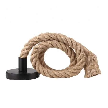 Lampy-sufitowe - zawiesie sznurowane czarno-brązowe e27 31-04888 candellux 