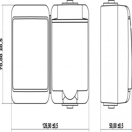 Gniazda-elektryczne - włącznik pojedynczy z gniazdem hermetycznym poziom wghh-1 junior karlik 