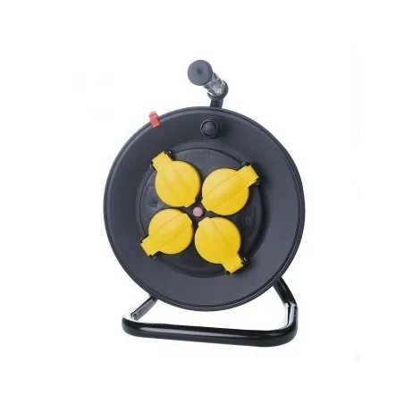 Przedluzacze-bebnowe - nawijak bębnowy do przewodu duży 50m  ip44 ps/0026 rum-lux 