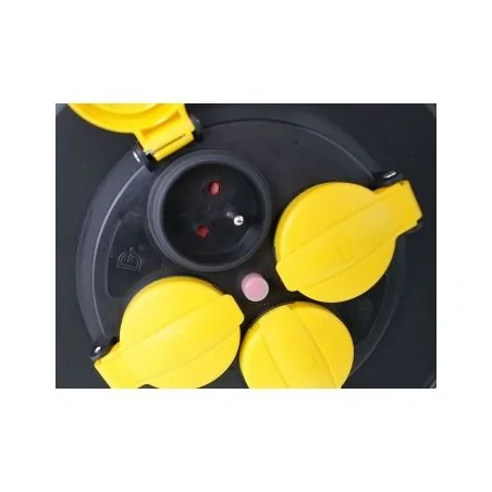 Przedluzacze-bebnowe - nawijak bębnowy do przewodu duży 50m  ip44 ps/0026 rum-lux 