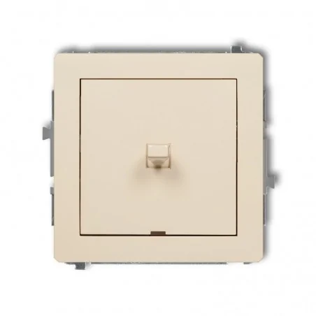 Wylaczniki-amerykanskie - włącznik krzyżowy amerykański beżowy bez piktogramu deco 1dwpus-6.1 karlik 