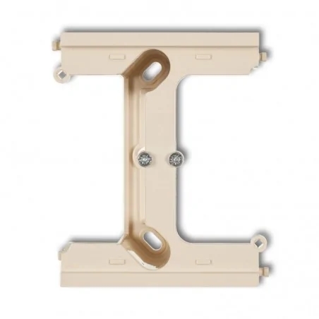 Puszki-natynkowe - beżowy moduł rozszerzający puszkę natynkową pojedynczą składaną deco i mini 1dpu-2 karlik 