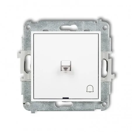 Wylaczniki-amerykanskie - włącznik dzwonkowy amerykański biały mini mwpus-4 karlik 