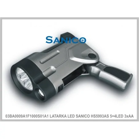 Latarki - latarka typu szperacz led power led, 3xaa 207753 polux 