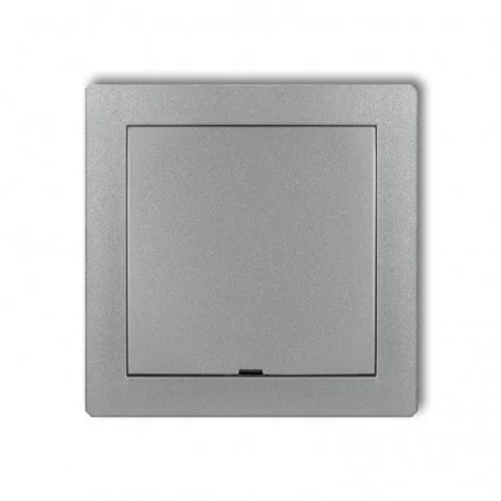 Osprzet-produkty-uzupelniajace - srebrna ramka pośrednia z zaślepką deco 7drpz karlik 