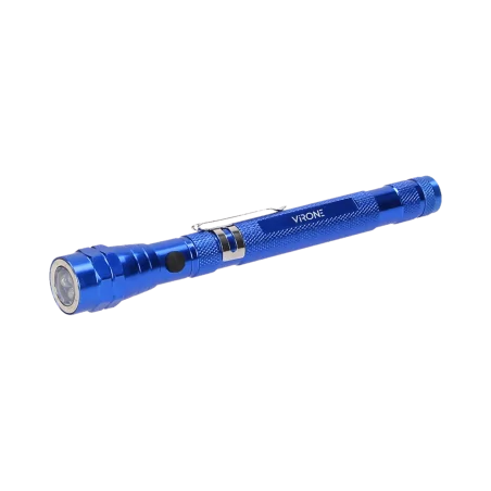 Latarki-warsztatowe - latarka teleskopowa wyginana głowica + magnes, 17-57 cm, 3 led, 4 x lr44 wl-9 orno 