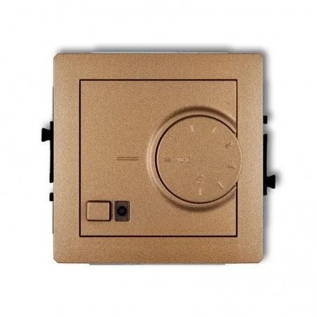 Regulatory-temperatury - regulator temperatury z czujnikiem powietrznym złoty metalik deco 8drt-2 karlik 