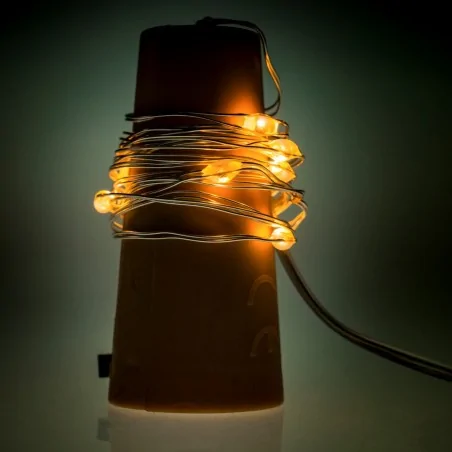 Swiecace-kule-i-girlandy - dekoracyjny korek do wina led 0,9m ekd3966 eko-light 