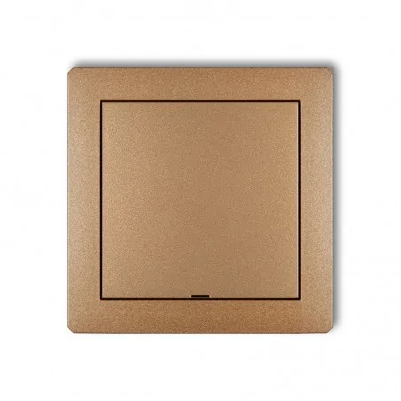 Osprzet-produkty-uzupelniajace - złota ramka pośrednia z zaślepką deco 8drpz karlik 