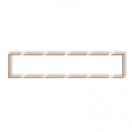 Osprzet-produkty-uzupelniajace - ramka wypełniająca pięciokrotna złoty metalik deco 8drw-5 karlik 