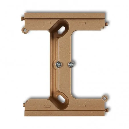 Puszki-natynkowe - złoty moduł rozszerzający puszkę natynkową pojedynczą składaną deco i mini 8dpu-2 karlik 