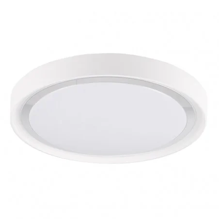 Plafony - plafon led okrągły w kolorze białym 15w neutralny perse 30 319128 polux 