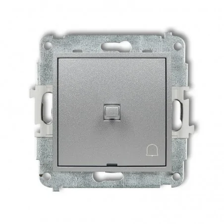 Wylaczniki-amerykanskie - włącznik dzwonkowy amerykański srebrny mini 7mwpus-4 karlik 