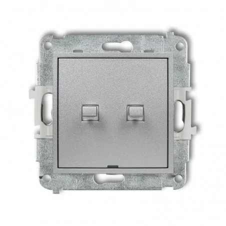 Wylaczniki-zaluzjowe - włącznik żaluzjowy amerykański zwierny w kolorze srebrnym 7mwpus-8 deco mini karlik 