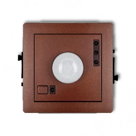 Czujniki-ruchu - czujnik ruchu elektroniczny brązowy metalik deco 9dcr-1 karlik 
