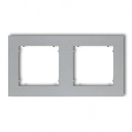 Ramki-podwojne - srebrna ramka podwójna 7mr-2 mini karlik 