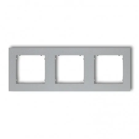 Ramki-potrojne - ramka potrójna srebrna 7mr-3  mini karlik 