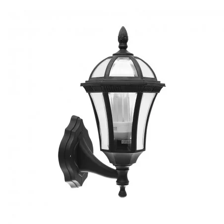 Strona-glowna - czarna lampa ogrodowa na ścianę e27 ip44 60w vo1976 volteno 