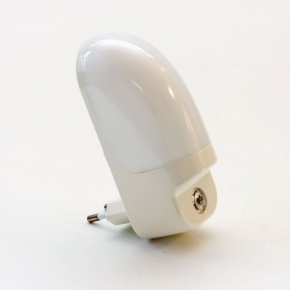 Lampki-do-kontaktu - lampka nocna wtykowa z czujnikiem zmierzchu ln-06 1w led rum-lux 