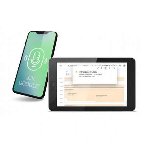 Inteligentny-dom - sterownik dwukanałowy do bramy i furtki szary gate wi-fi fox wi-t02s2-g  f&f 