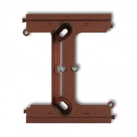 Puszki-natynkowe - moduł rozszerzający puszkę natynkową pojedynczą składaną brązowy metalik deco i mini 9dpu-2 karlik 