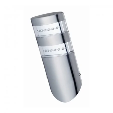 Kinkiety-ogrodowe - nowoczesny kinkiet ogrodowy ukośny led 2,4w chromowy vo0556 volteno 