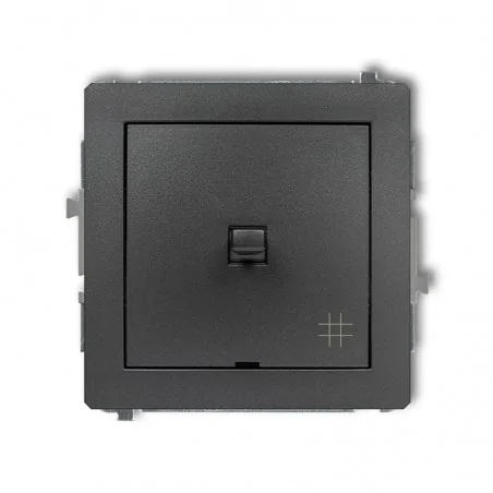 Wylaczniki-amerykanskie - włącznik krzyżowy w stylu amerykańskim grafitowy deco 11dwpus-6 karlik 