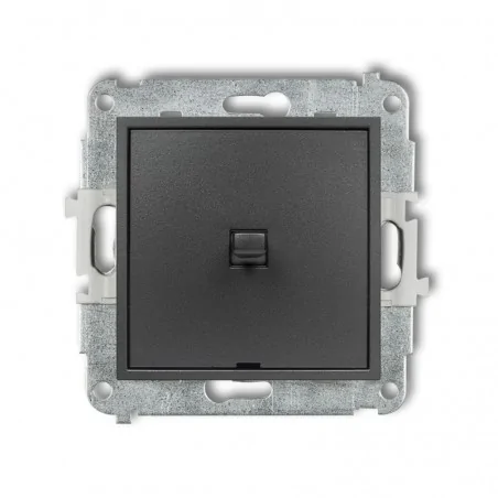 Wylaczniki-amerykanskie - włącznik pojedynczy amerykański grafitowy mini 11mwpus-1 karlik 