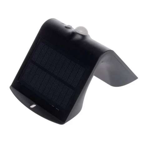 Kinkiety-ogrodowe - kinkiet solarny czarny led 1,5w ip65 4000k butterfly eko3867 eko-light 