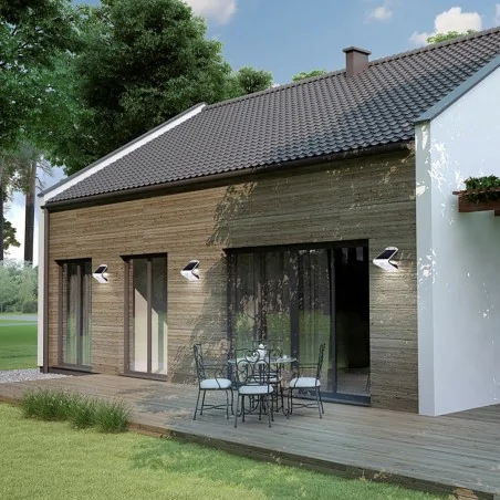 Kinkiety-ogrodowe - solarna lampa z czujnikiem zmierzchu i ruchu 3,2w butterfly eko8824 eko-light 