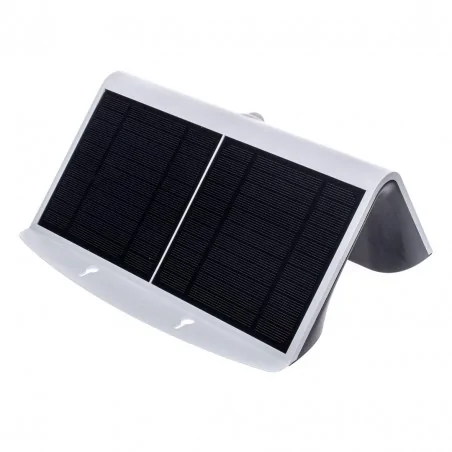 Kinkiety-ogrodowe - kinkiet solarny do ogrodu biały led 6,8w butterfly eko3997 eko-light 