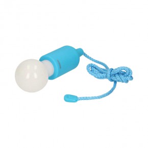 Lampy-sufitowe - niebieska lampka na camping na baterie la-5/t 1w 3xaaa zimne światło orno 