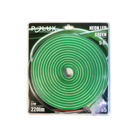 Tasmy-led - zielona taśma led neon 5m 24v ip65 30w 318039 polux 