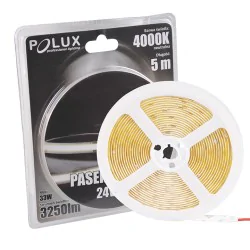 Tasmy-led - 5-metrowa taśma led neutralna 33w 24v 3250lm 317674 polux 