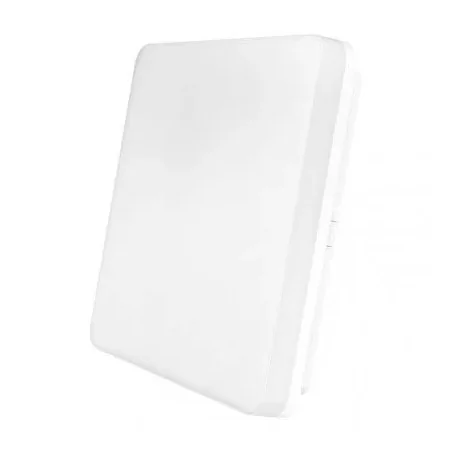 Plafony - kwadratowy plafon led natynkowy biały neutralny 24w ip54 tori zm4324 emos 