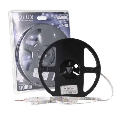 Tasmy-led - taśma led zimna barwa światła 10w 5m 6500k 314376 polux 