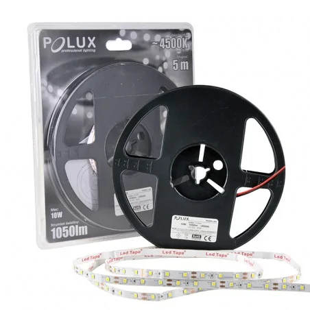 Tasmy-led - neutralna taśma led o długości 5m 10w 1050lm 314383 polux 