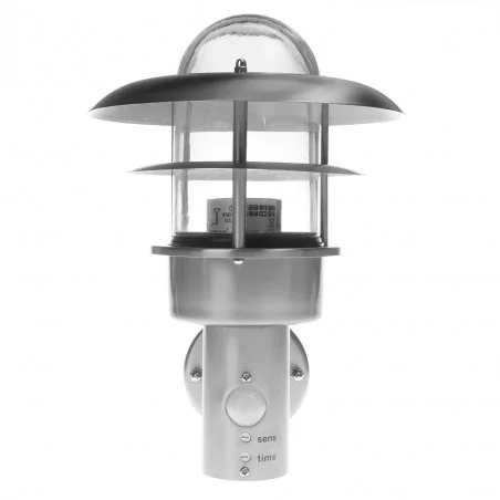 Kinkiety-ogrodowe - kinkiet ogrodowy z czujnikiem ruchu i zmierzchu e27 keja-p sensor rum-lux 