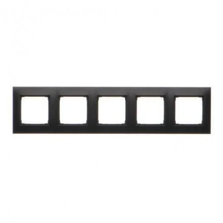 Ramki-pieciokrotne - ramka pięciokrotna czarny mat dr5/49 simon 54 premium kontakt-simon 