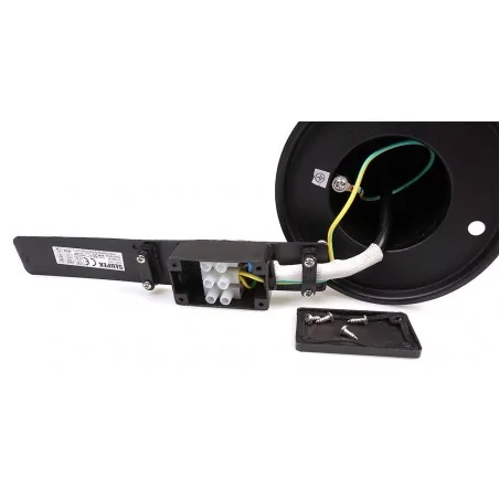 Slupki-ogrodowe - słupek ogrodowy czarny na żarówkę e27 52cm aurora og/0051 rum-lux 