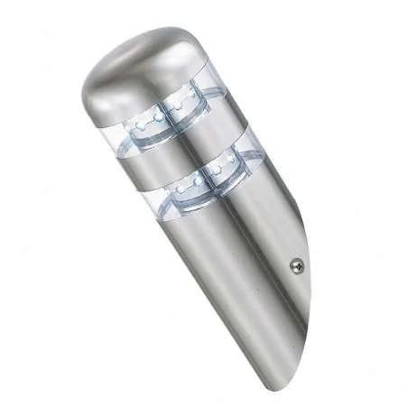 Kinkiety-ogrodowe - skośny kinkiet ogrodowy led z neutralnym światłem 2w oval og/0021 rum-lux 