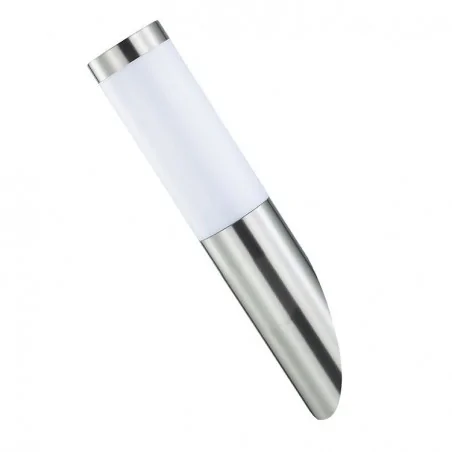 Kinkiety-ogrodowe - chromowy kinkiet do ogrodu skośny e27 ip44 marina-s og/0024 rum-lux 